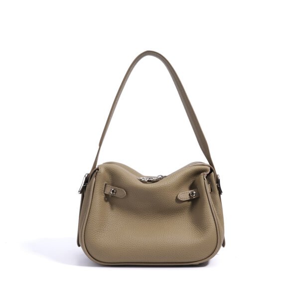 Women's Casual Cowhide Pillow Shoulder Messenger Bag - Image 6
