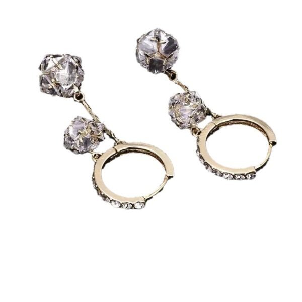 Rhinestone Drop Earrings