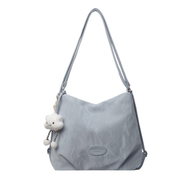 Women's Large Capacity PU Bucket Tote Bag - Image 6