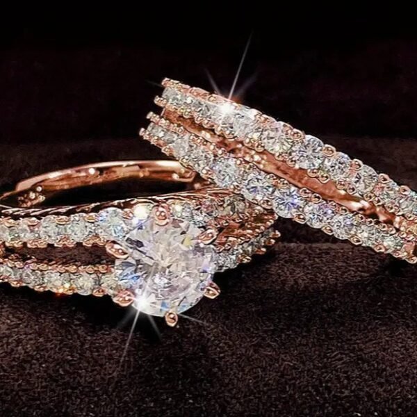Jeweled Ring Set