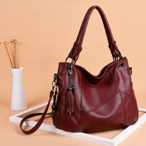 Tassel Crossbody Bucket Bag