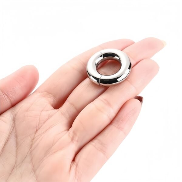 Stainless Steel Closed Lip Ring Piercing - Image 4