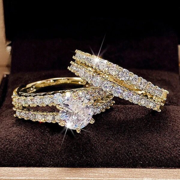 Jeweled Ring Set