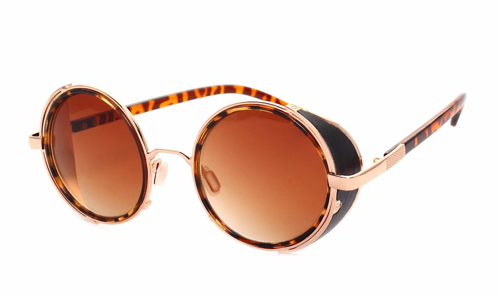 Unisex UV400 Retro Metal Round Sunglasses - Image 6