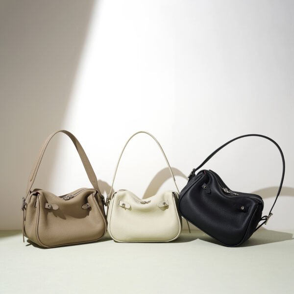 Women's Casual Cowhide Pillow Shoulder Messenger Bag - Image 4