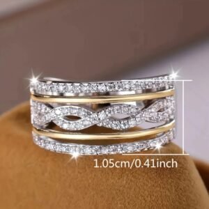 Hollow Jeweled Ring