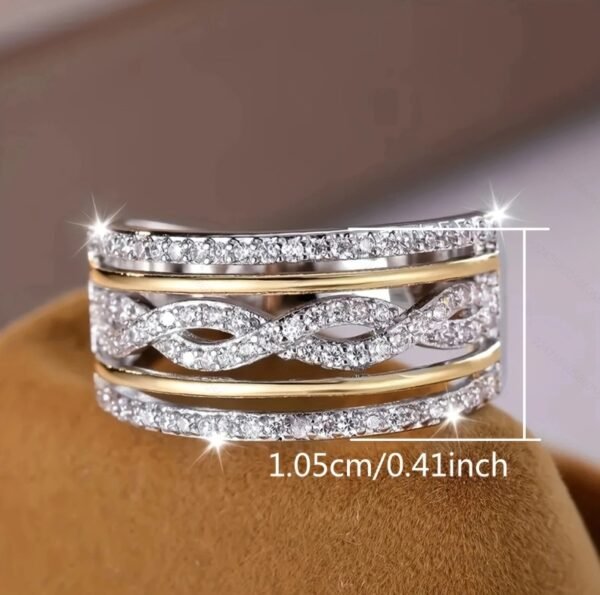 Hollow Jeweled Ring