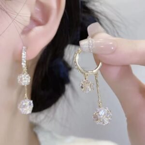 Rhinestone Drop Earrings