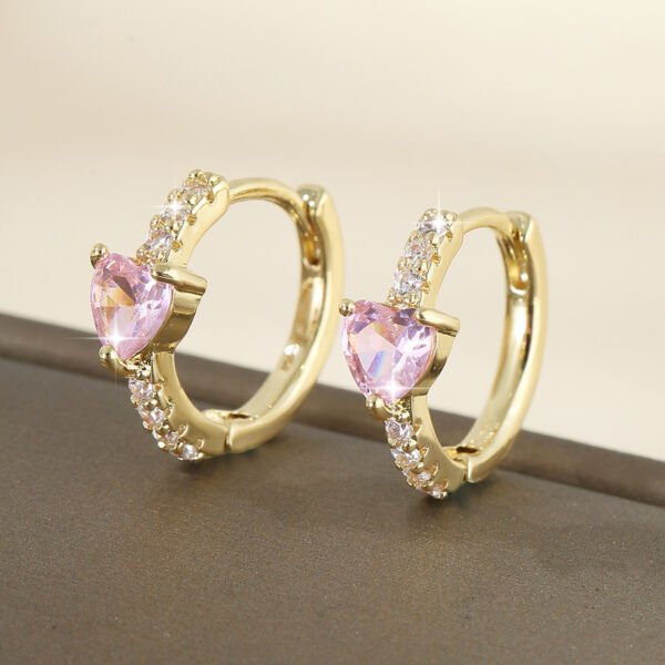 European And American Style Luxury Love Round Ear Clip Fashion Trend - Image 7