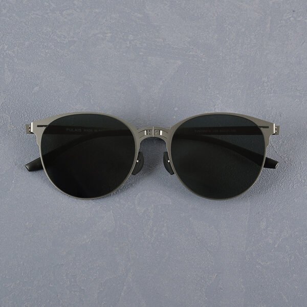 Lightweight Folding Men's Stainless Steel Fashion Vintage Sunglasses - Image 2