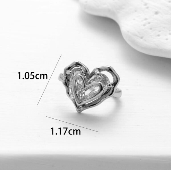 Women's Zircon Butterfly Non-Piercing Ear Clip - Image 10