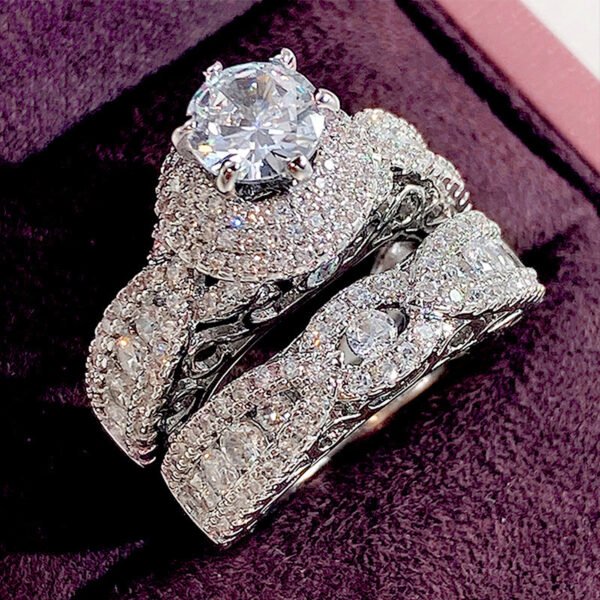 Women’s luxury couple ring