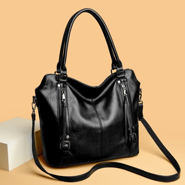 Women's Large Capacity PU Shoulder Messenger Bag - Image 3