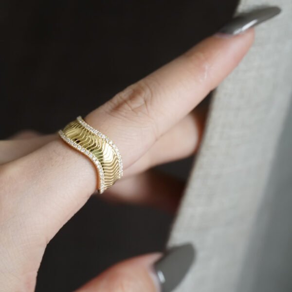 Sterling Silver Geometric Ring