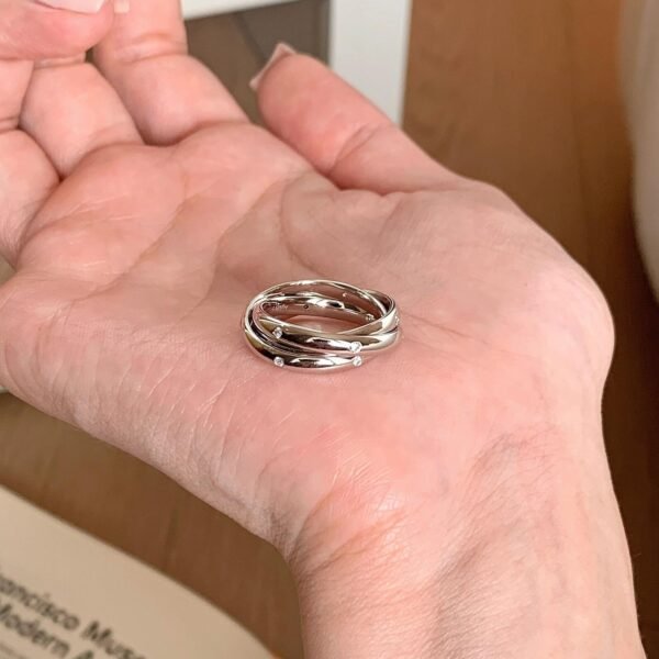 Sterling Silver Trinity Ring