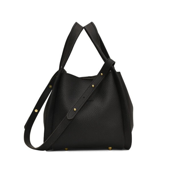 Large Capacity PU Crossbody Vegetable Basket Bag - Image 2