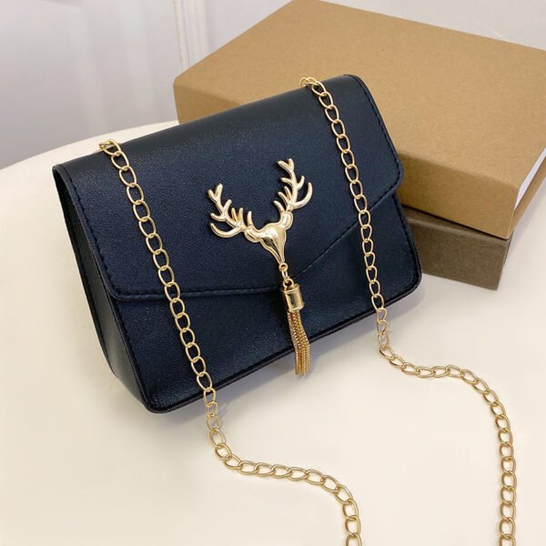 Women's Tassel Deer Head PU Phone Crossbody Bag - Image 9