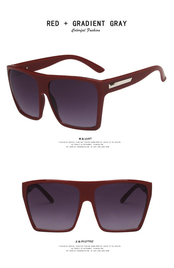 Large Rim Sunglasses Personalized Sunglasses - Image 5