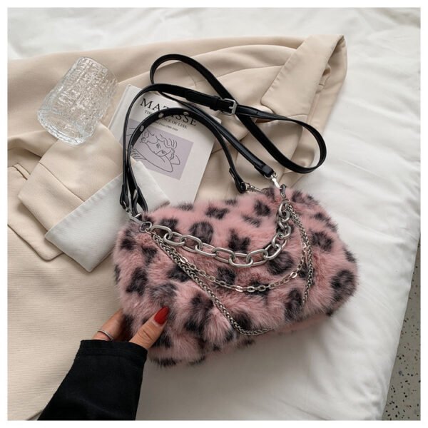 Plush Baguette Bag