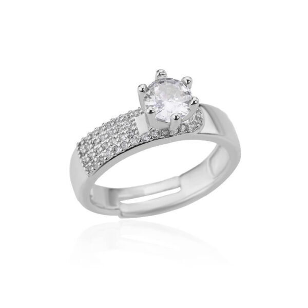 Female Creative Double-layer Cross Frame Ring - Image 5
