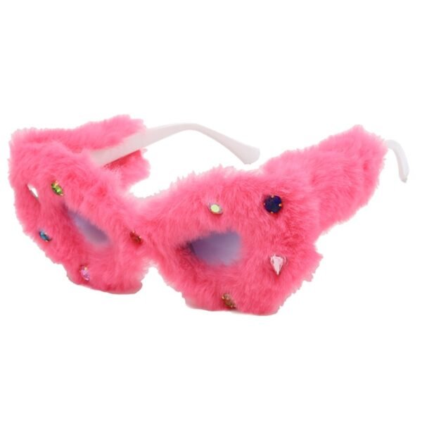 New Cat Eye Studded Diamond Sunglasses - Image 7