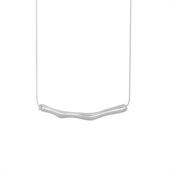 Women's Titanium Steel Pleated Necklace - Image 6