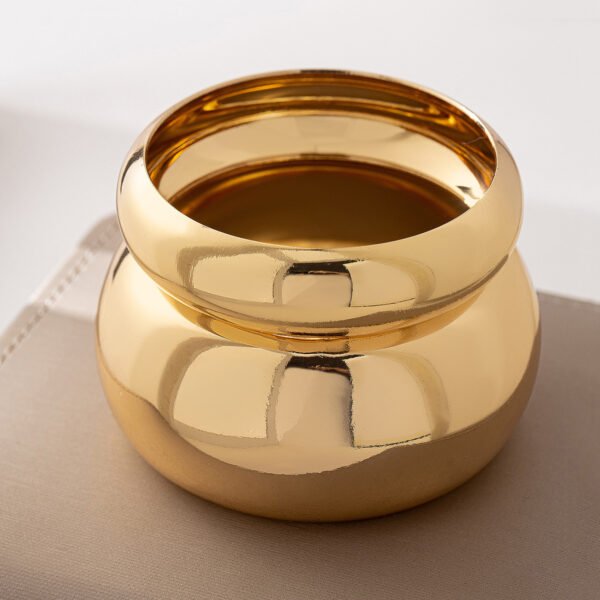 Round Gold Bracelet Suit Suitable For Banquet Party - Image 5