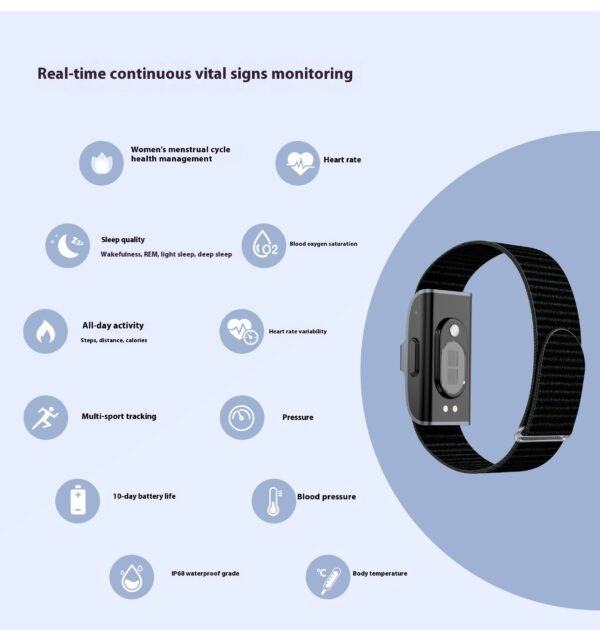 Women's Smart Sports Heart Rate Bracelet Watch - Image 5
