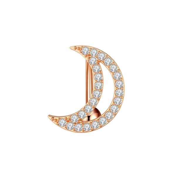 Women's Butterfly Star Zircon Navel Ring - Image 6