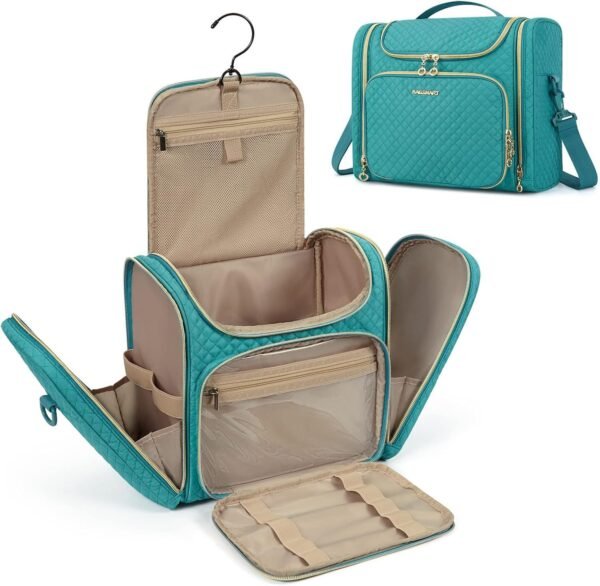 Women's Waterproof Large Capacity Plaid Travel Bag - Image 6