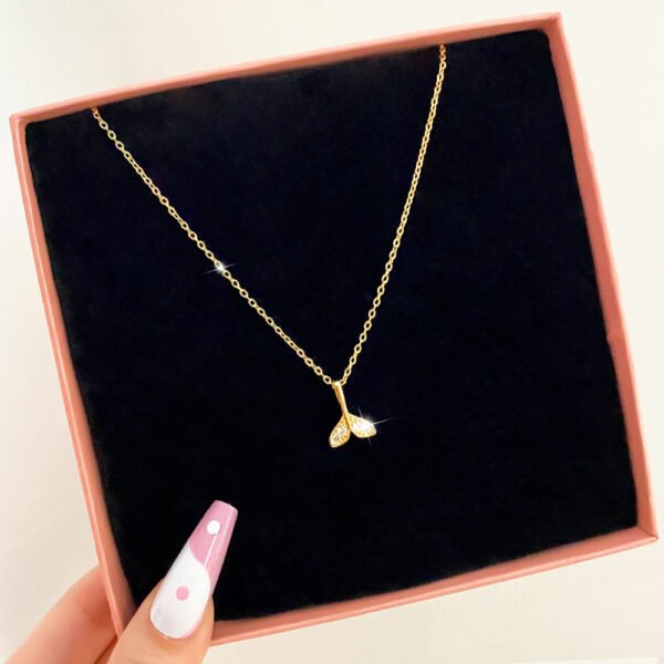 Women's Sunflower Zirconium Pearl Short Necklace - Image 8