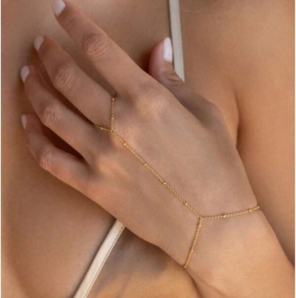 Simple Personalized All-match Design Sense Round Beads Mitten-type Bracelet - Image 5