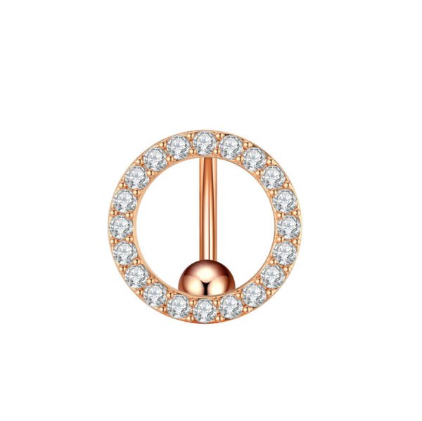 Women's Butterfly Star Zircon Navel Ring - Image 8