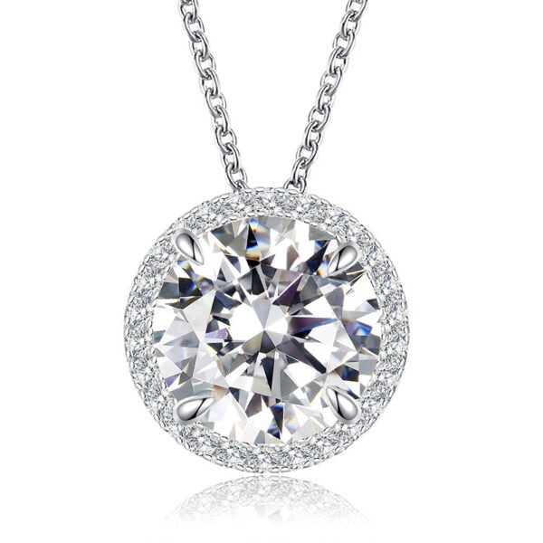 New White Diamond Pendant Simple Style For Women - Image 5