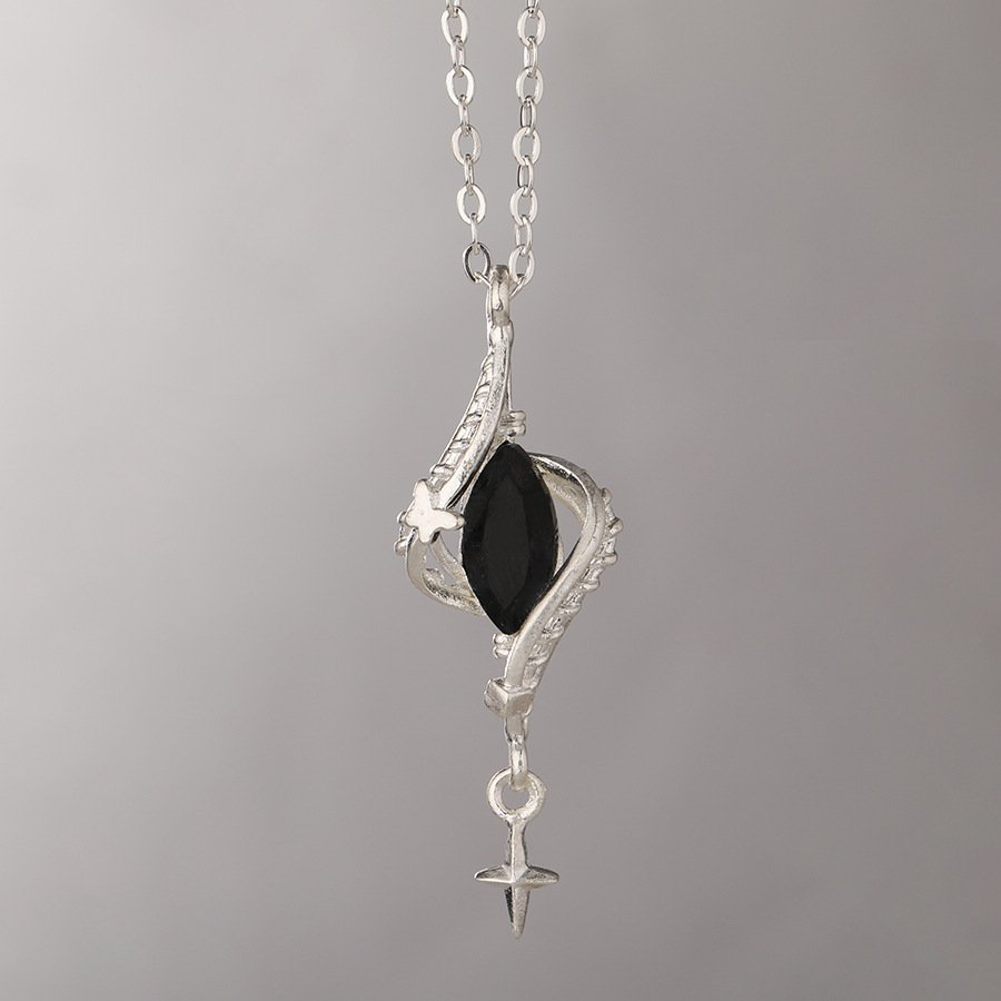 Unisex Mori Style Hollow Winding Alloy Necklace - Image 3