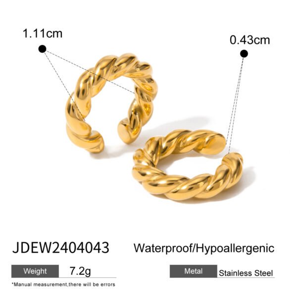 Retro Personalized Without Piercings Ear Clip - Image 6