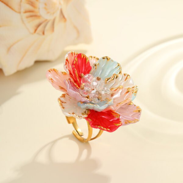 Flower Adjustable Ring