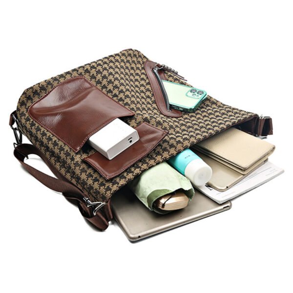 Houndstooth Leopard Backpack