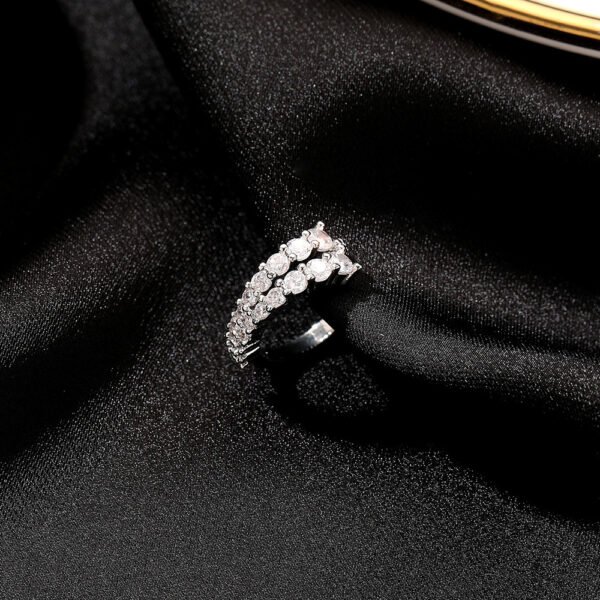 Inlaid Zircon Personalized Without Piercings Earrings Jewelry - Image 7