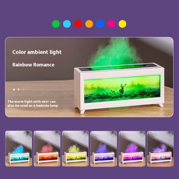 Elk Colorful Flame Aroma Diffuser Atmosphere Light Humidifier - Image 6