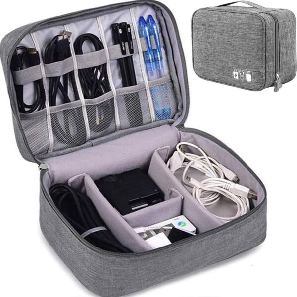 Electronics Luggage Black Red Blue Grey - Image 10