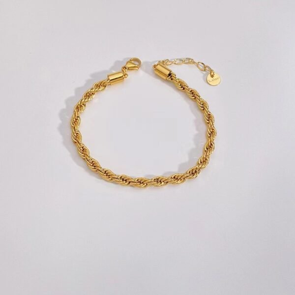 Stainless Steel 5-piece Set Simple Bracelet Does Not Fade - Image 6