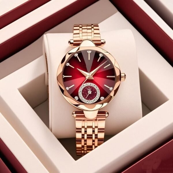Women's Casual Simple Quartz Watch With Diamond - Image 6