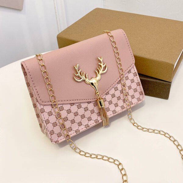 Women's Tassel Deer Head PU Phone Crossbody Bag - Image 7