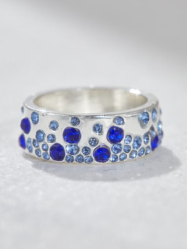 Retro Geometric Ring