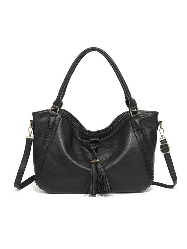 Women's Retro PU Bucket Shoulder Messenger Bag - Image 8