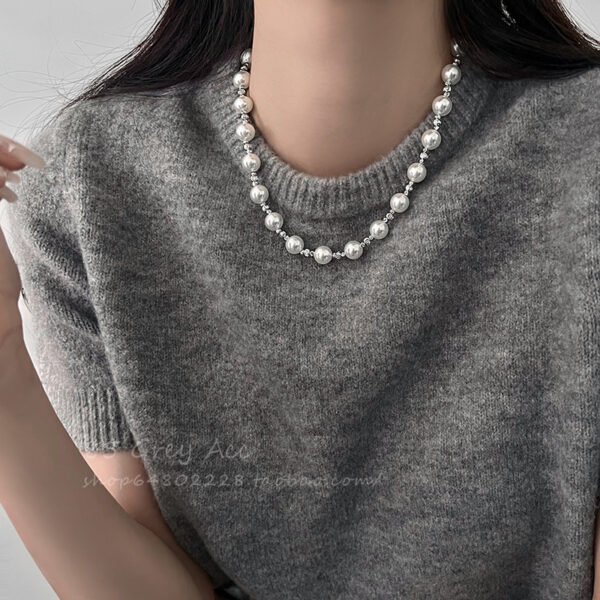 Women's Light Luxury Pearl Clavicle Necklace - Image 2