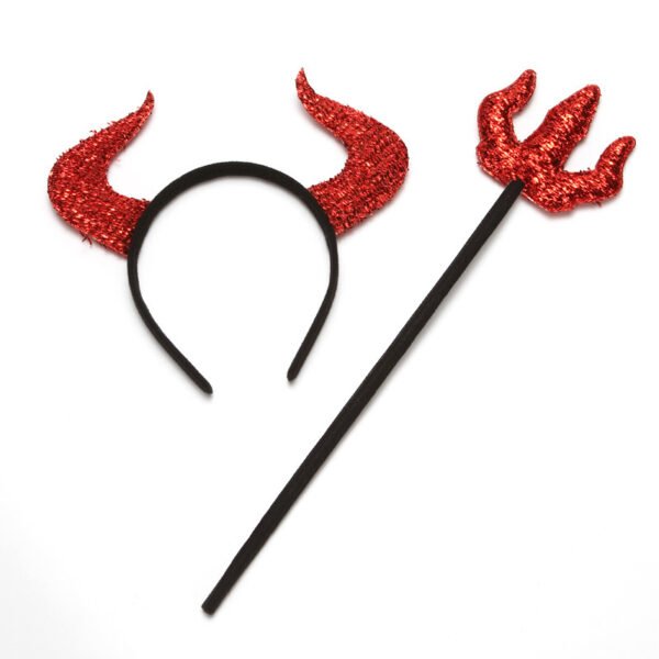 Halloween Horn Fork Headband Decoration - Image 7