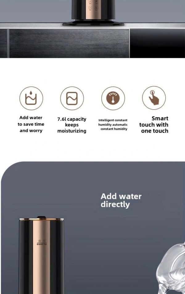 Humidifier, Suitable For Use In Large Houses, Large Capacity Whole House Moisturizing, Suitable For Halloween Christmas Gifts - Image 3