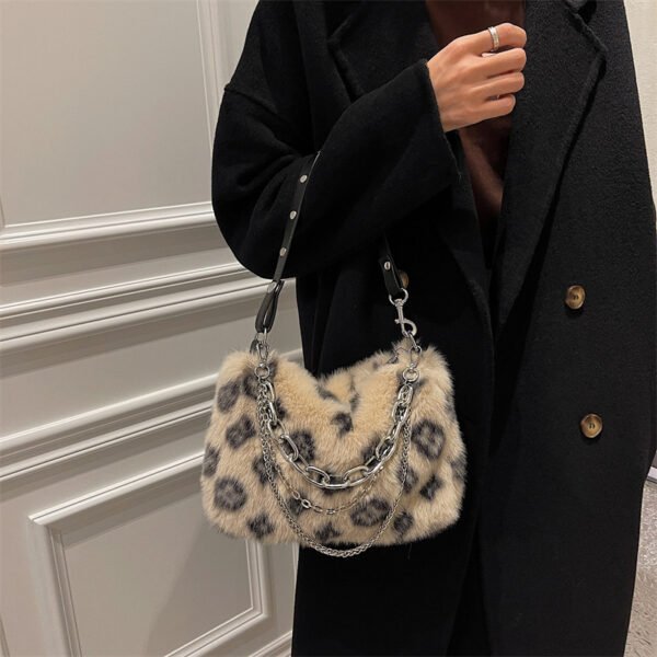 Plush Baguette Bag